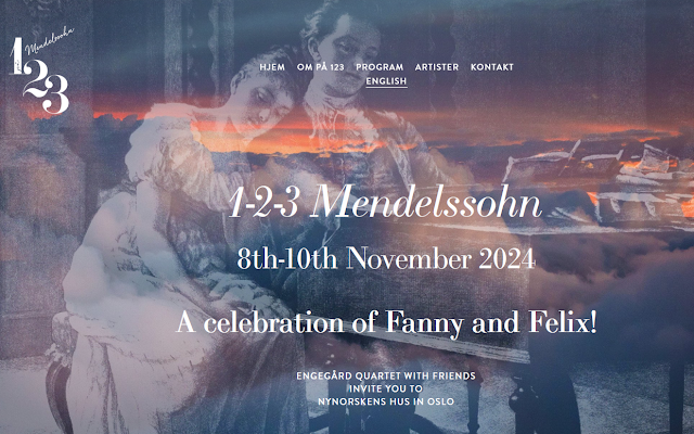 1-2-3 Mendelssohn: the Engegård Quartet and friends celebrate the music of Felix and Fanny at their festival in Oslo