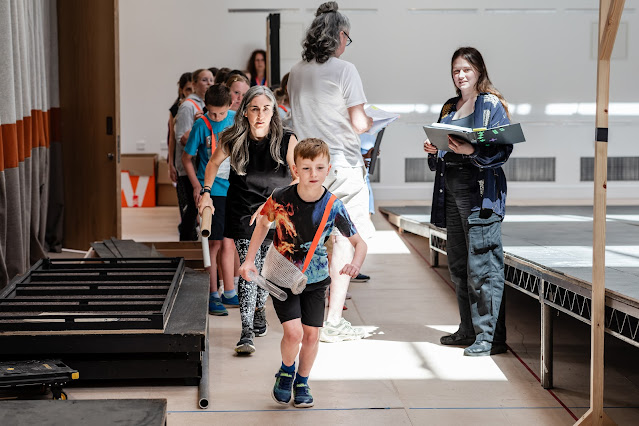 Andrew Norman: A Trip to the Moon - Youth Company rehearsal, Garsington Opera 2024 (Photo: Julian Guidera)