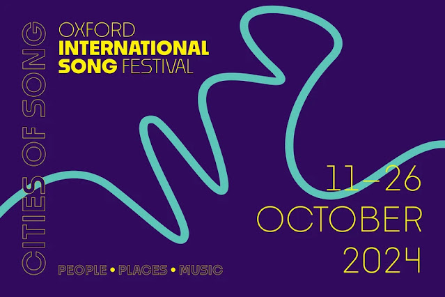 The Oxford International Song Festival (formerly the Oxford Lieder Festival) is back for its 23rd year with 70 events in 16 days, from 11 to 26 October 2024. Under the title of Cities of Song: People, Places, Music the festival explores the broad theme of cities that have inspired and influenced composers