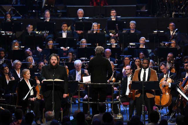 Britten: War Requiem - Allan Clayton, Antonio Pappano, Will Liverman, London Symphony Orchestra at the BBC Proms (Photo: BBC/Chris Christodoulou)