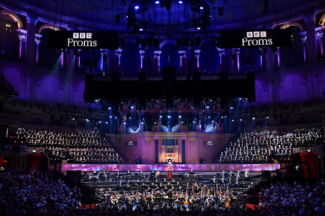 Britten: War Requiem - Natalya Romaniw, Allan Clayton, Antonio Pappano, Will Liverman, London Symphony Chorus, BBC Symphony Chorus, London Symphony Orchestra at the BBC Proms (Photo: BBC/Chris Christodoulou)