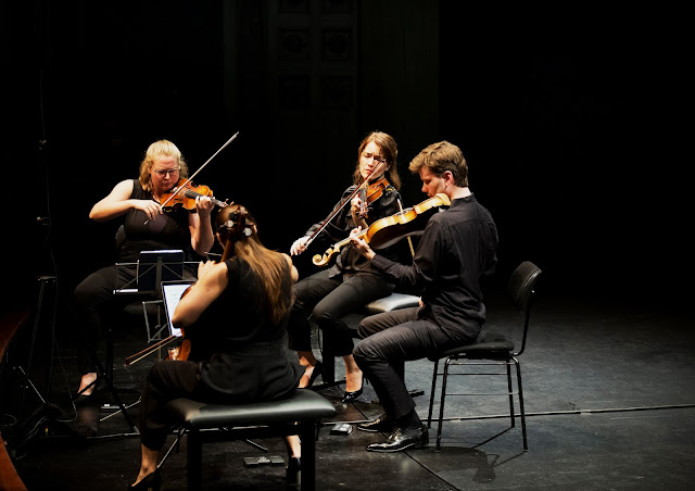 Barbican Quartet at ARD International String Quartet Competition, 2022 (Photo: BR Klassik)