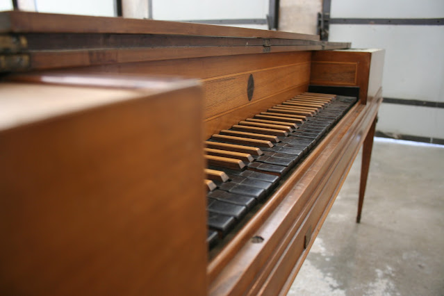 Replica of Schiller's piano in Buchenwald's exhibition Ostracism and Violence 1937 to 1945 (Photo: Katharina Brand, Collection Buchenwald Memorial)