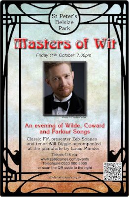 Masters of Wit at St Peter's Church, Belsize Park on 11 October 2024