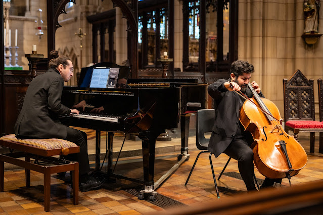 Rasim Yagiz Ilhan and Ferec Necef at St Nicholas Church, Chiswick