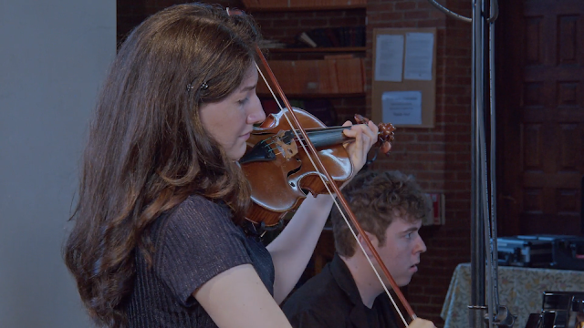 Irène Duval recording Fauré and Friends with Angus Webster