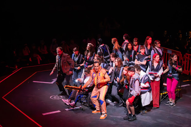 Jonathan Dove: The Monster in the Maze - Robert Gildon, Anthony Flaum & youth chorus - Music in the Round (Photo: Andy Brown)