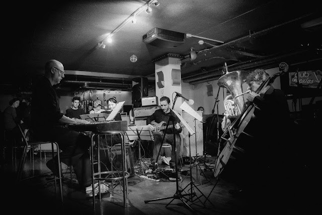 Peter Wiegold and notes inégales in 2016 (Photo: Frederique Bellec)