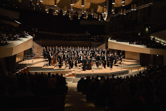 Neujahrskonzert, Mendelssohn: Paulus - Johanna Winkel, Anke Vondung, Patrick Grahl, Samuel Hasselhorn, RIAS Kammerchor Berlin, Akademie für Alte Musik Berlin conducted by Florian Helgath; Philharmonie Berlin (Photo: Fabian Schellhorn)