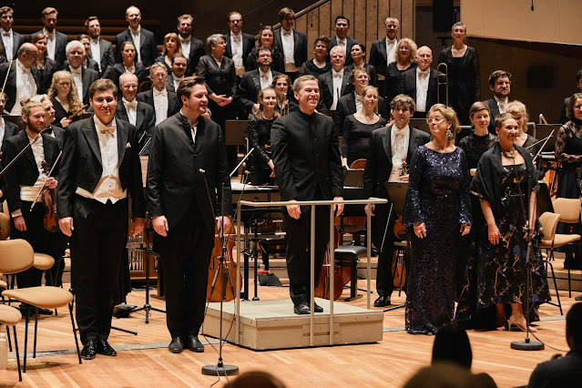 Neujahrskonzert, Mendelssohn: Paulus - Johanna Winkel, Anke Vondung, Patrick Grahl, Samuel Hasselhorn, RIAS Kammerchor Berlin, Akademie für Alte Musik Berlin conducted by Florian Helgath; Philharmonie Berlin (Photo: Fabian Schellhorn)