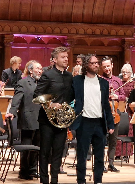 Gavin Higgins: Horn Concerto - Ben Goldscheider, Gavin Higgins, London Chamber Orchestra (Photo: Jerome Weatherald)