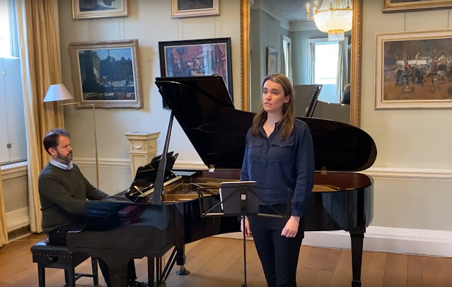 Sholto Kynoch & Helen Charlston in rehearsal