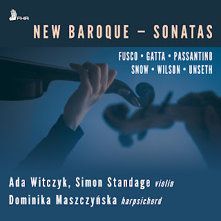 Violinist Ada Witczyk's new album, New Baroque - Sonatas on First Hand Records, features new sonatas for baroque violins and harpsichord,