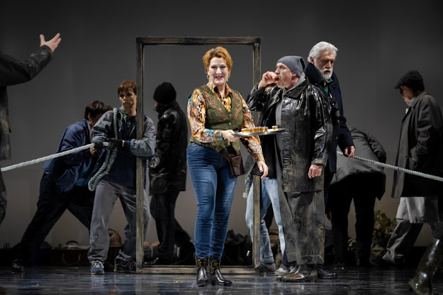 Britten: Peter Grimes - Sarah Connolly, David Kempster - Welsh National Opera, 2025 (Photo: Dafydd Owen)