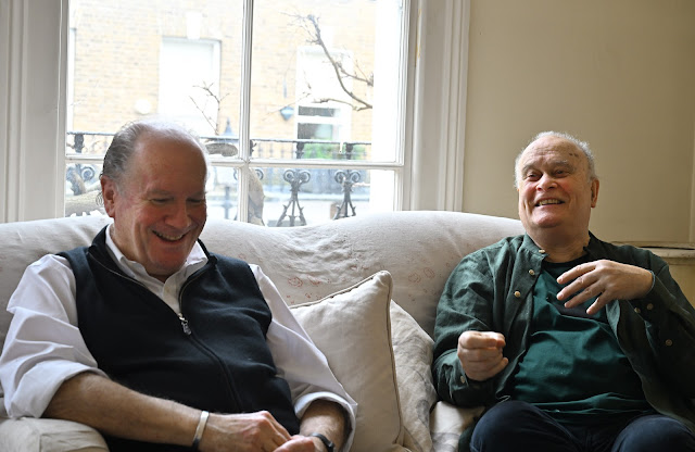 William Boyd and Colin Mathews  (Photo: Mark Allan)