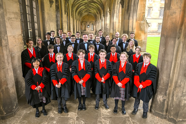 Christopher Gray & the Choir of St John's College, Cambridge (Photo: Keith Heppell)