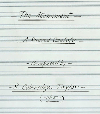 This year's programme celebrates Samuel Coleridge-Taylor's 150th anniversary with a performance of his major choral work, The Atonement