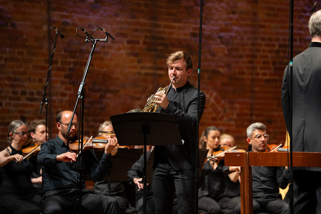 Brian Elias: Horn Concerto - Ben Goldscheider, BBC Symphony Orchestra, Sakari Oramo - Snape Maltings, Aldeburgh Festival (Photo: Britten Pears Arts)