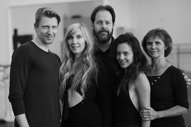 Baba Yaga workshop - Andreas Heise, Rowan Hellier, Sholto Kynoch, Ana Dordevic, Carola Schwab (Photo: Pascal Buenning/Deutsche Oper)