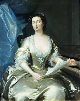 Catherine Clive “Kitty” by Willem Verelst in 1740