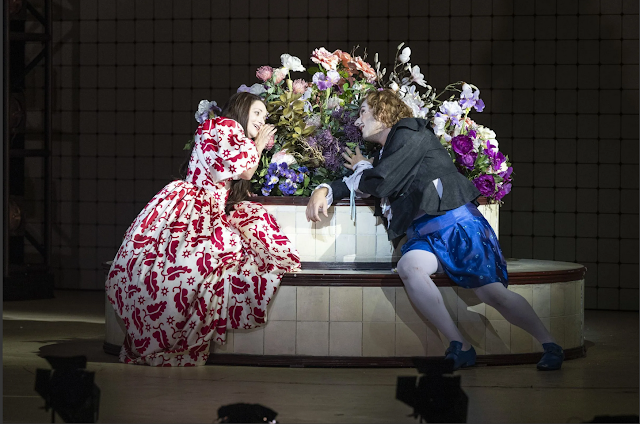 Verdi: Rigoletto - Soraya Mafi (Gilda), Raffaele Abete (The Duke of Mantua) - Welsh National Opera, 2024 (Photo: Richard Hubert Smith)
