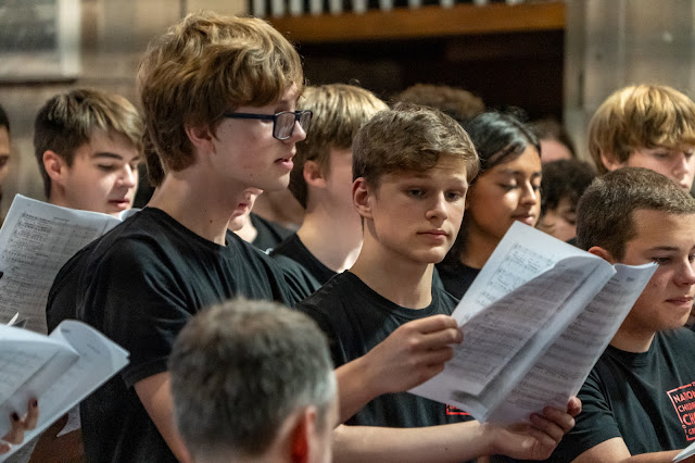 National Children’s Choir of Great Britain’s Senior Choir performing in Bromsgrove in 2024