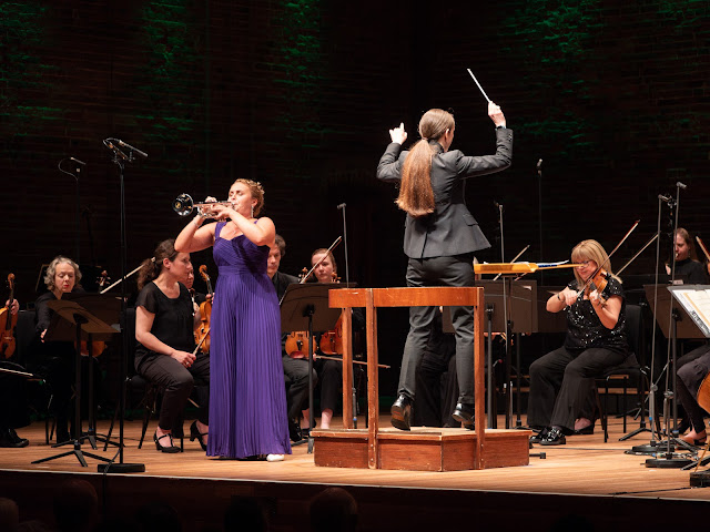 Robin Haigh: LUCK - Matilda Lloyd, Britten Sinfonia, Jessica Cottis - Aldeburgh Festival at Snape Maltings, 2024 (Photo: Angus Cooke)