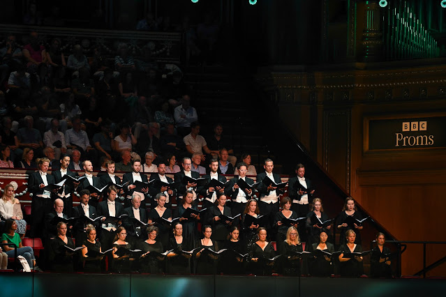 members of the Danish National Concert Choir - BBC Proms at Royal Albert Hall (Photo: BBC/Chris Christodoulou)