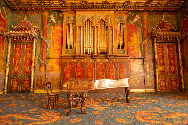 Tomkison's 1821 piano in Royal Pavilion Music Room