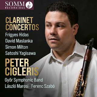 Frigyes Hidas, Simon Milton, David Maslanka, Satoshi Yagisawa; Peter Cigleris, Györ Symphonic Band, László Marosi, Ferenc Szabó; SOMM