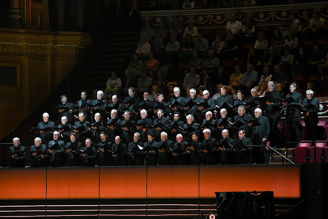Bliss: The Beatitudes - men of the BBC Symphony Chorus - BBC Proms (Photo: Chris Christodoulou/ BBC)