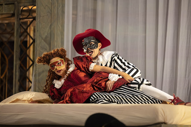 Cavalli: Pompeo Magno - Sophie Junker (Giulia), Valer Sabadus (Servillio)  - Bayreuth Baroque Opera Festival 2025 (Photo: © Clemens Manser Photography)