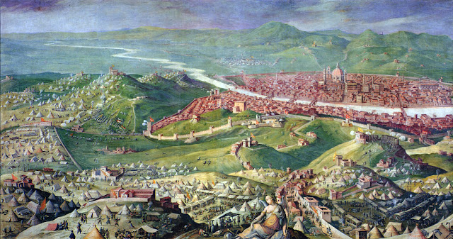 Siege_of_Florence (1558), Giorgio Vasari, Palazzo Vecchio, Florence.jpgSiege_of_Florence (1558), Giorgio Vasari, Palazzo Vecchio, Florence