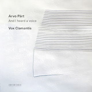 Arvo Pärt: Nunc dimittis, O Holy Father Nicholas, Sieben Magnificat-Antiphonen, Fur Jan van Eyck, Kleine Litanei, And I heard a voice; Vox Clamantis, Jaan-Eik Tulve; ECM Records