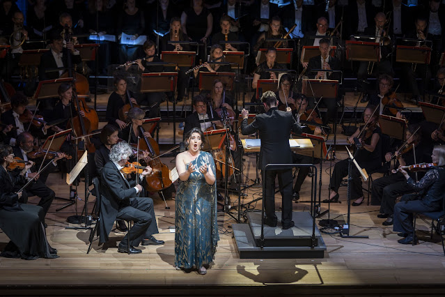 Rossini: Ermione - Beth Taylor (Ermione) - Jakob Lehmann, Orchestra Révolutionnaire et Romantique at Cadogan Hall (Photo: Paul Marc Mitchell)