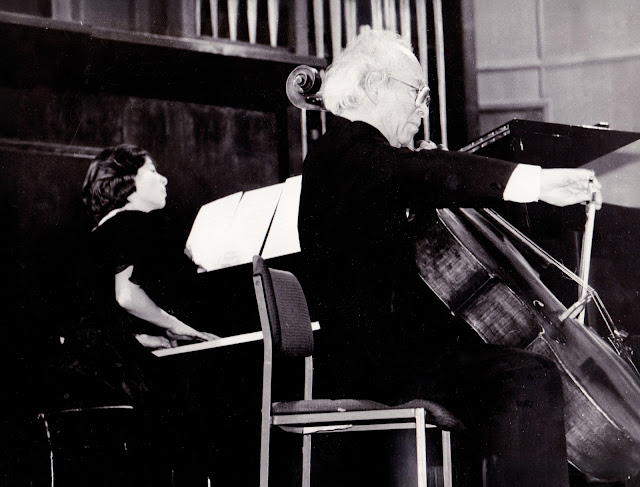 Valentin Berlinsky in concert with his daughter Ludmila Berlinskaia