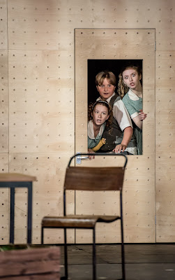 Britten: Albert Herring - Natasha Oldbury, Lucien Flutter, Abigail Sinclair - ENO 2025 (Photo: Genevieve Girling)
