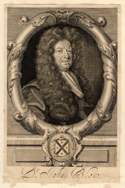 John Blow by Robert White line engraving, published 1700  NPG D1075 © National Portrait Gallery, London