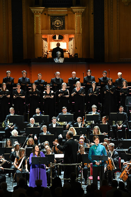 Bliss: The Beatitudes - Elizabeth Watts, Laurence Kilsby,  BBC Symphony Orchestra, BBC Singers, Sakari Oramo BBC Proms (Photo: Chris Christodoulou/ BBC)