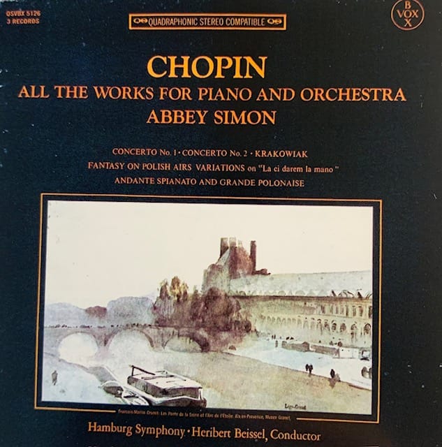 Abbey Simon's Reissued Chopin on Vox