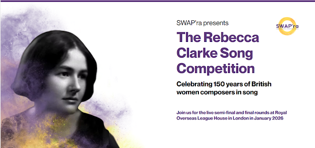 Celebrating 150 years of British women composers in song: SWAP'ra's Rebecca Clarke Song Competition