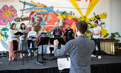 George Parris & The Carice Singers at Cheltenham Music Festival Composer Academy George Parris & The Carice Singers at Cheltenham Music Festival Composer Academy