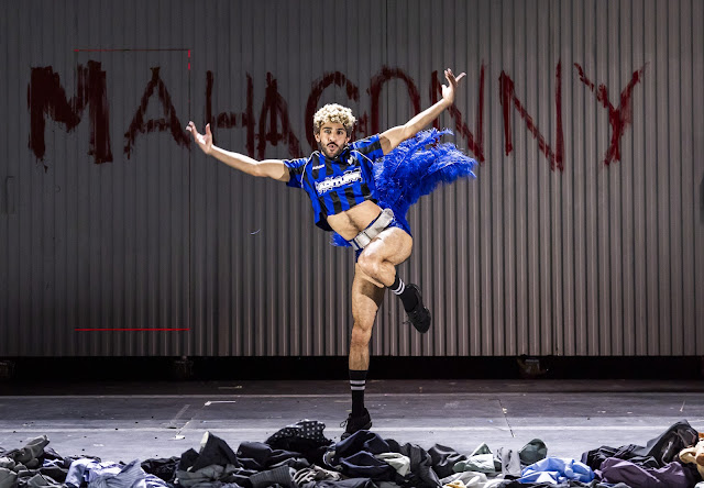 Brecht & Weill: Rise and Fall of the City of Mahagonny - Adam Taylor (dancer) -English National Opera (Photo: Tristram Kenton) Brecht & Weill: Rise and Fall of the City of Mahagonny - Adam Taylor (dancer) -English National Opera (Photo: Tristram Kenton)