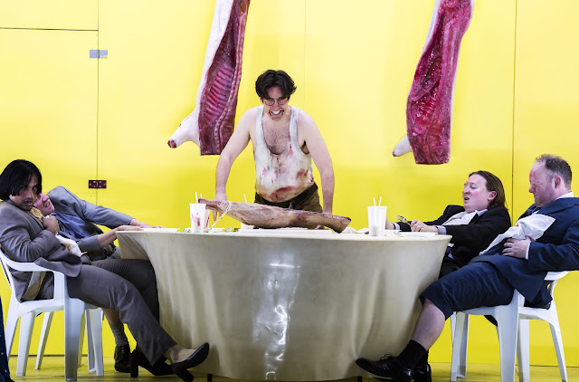 Brecht & Weill: Rise and Fall of the City of Mahagonny - Elgan Llŷr Thomas - English National Opera (Photo: Tristram Kenton) Brecht & Weill: Rise and Fall of the City of Mahagonny - Elgan Llŷr Thomas - English National Opera (Photo: Tristram Kenton)