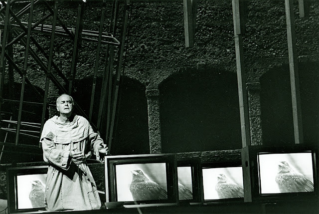 José van Dam in the title role of Olivier Messiaen‘s Saint François d’Assise, Salzburg Festival, 1998. (Photo: © SF/Bernd Uhlig )