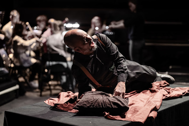 Mozart: Don Giovanni - Ensemble OrQuesta at Grimeborn Festival 2025, Arcola Theatre (Photo: Julian Guidera) Mozart: Don Giovanni - Ensemble OrQuesta at Grimeborn Festival 2025, Arcola Theatre (Photo: Julian Guidera)