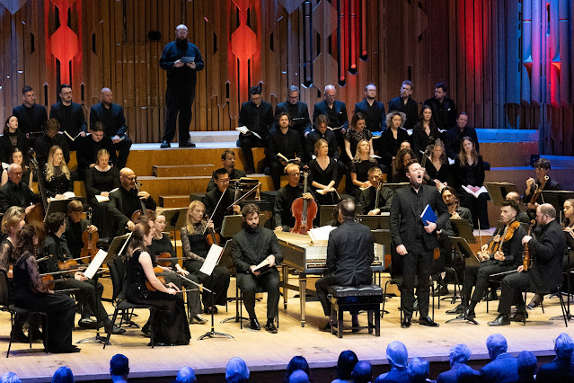 Bach: St Matthew Passion - Hugo Herman-Wilson, Nick Pritchard, Jonathan Cohen at Barbican Hall (Photo: Ed Maitland Smith)