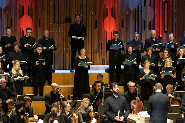 Bach: St Matthew Passion - Patrick Keefe, Eleanor Garside, Alex Rosen, Jonathan Cohen at Barbican Hall (Photo: Ed Maitland Smith)