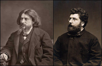 Alphonse Daudet (1840–1897) and Georges Bizet (1838–1875)