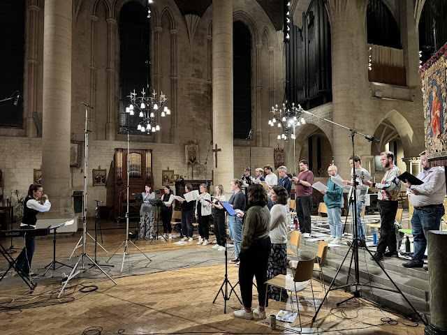 Irene Messoloras & Meridian recording Finding Light at All Hallows Church